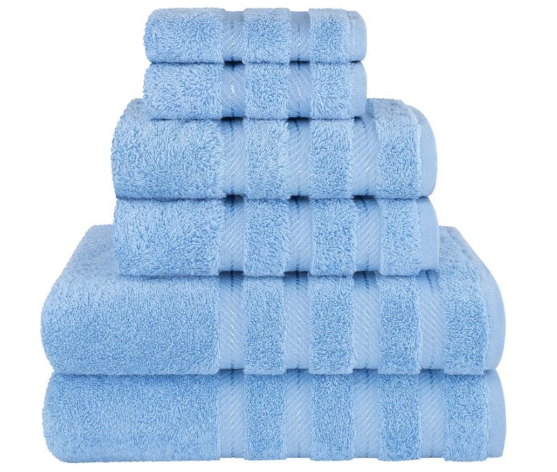 COTTONYUMBRELLA HOTEL STANDARD TOWELS SUPER ABSORBENT SUPER SOFT 6 PCS SET