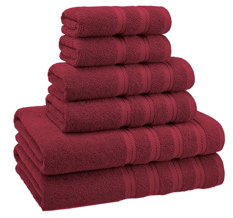 COTTONYUMBRELLA HOTEL STANDARD TOWELS SUPER ABSORBENT SUPER SOFT 6 PCS SET