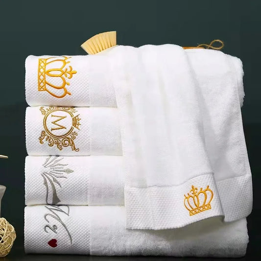 LUXURY HOTEL TOWELS CUSTOM PRINT EMBROIDED LOGO (ORDINARY ONLY)