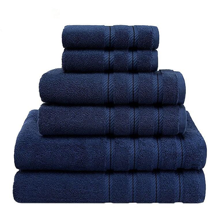 COTTONYUMBRELLA HOTEL STANDARD TOWELS SUPER ABSORBENT SUPER SOFT 6 PCS SET